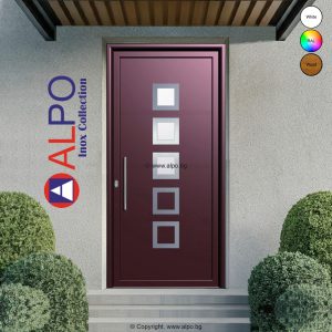 Пано за врата от алуминий Алпо 6015 термо