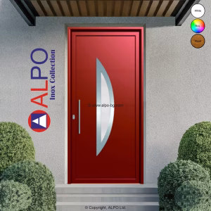 Алуминиево пано за врата АЛПО 6035
