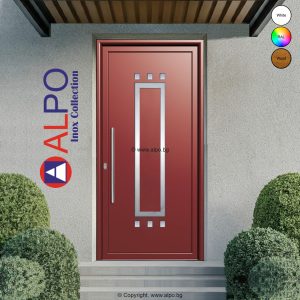 Термо пано юза врата от алуминий Алпо 6041