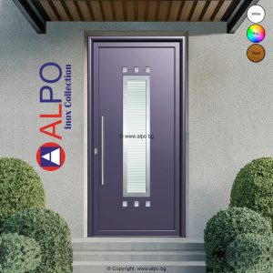Алуминиево термо пано за врата 6046 АЛПО