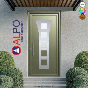 Термо пано за врата от алуминий АЛПО 6054