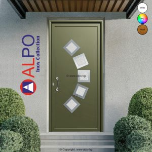 Пано за врата от алуминий Алпо 6076