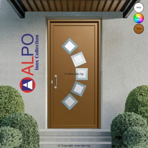 Алуминиево пано за врата Алпо 6077