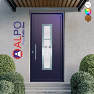 Алуминиево пано за врата АЛПО 6094