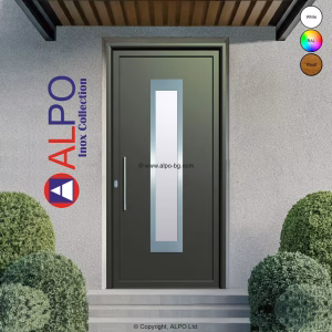 Алуминиево пано за врата АЛПО 6115
