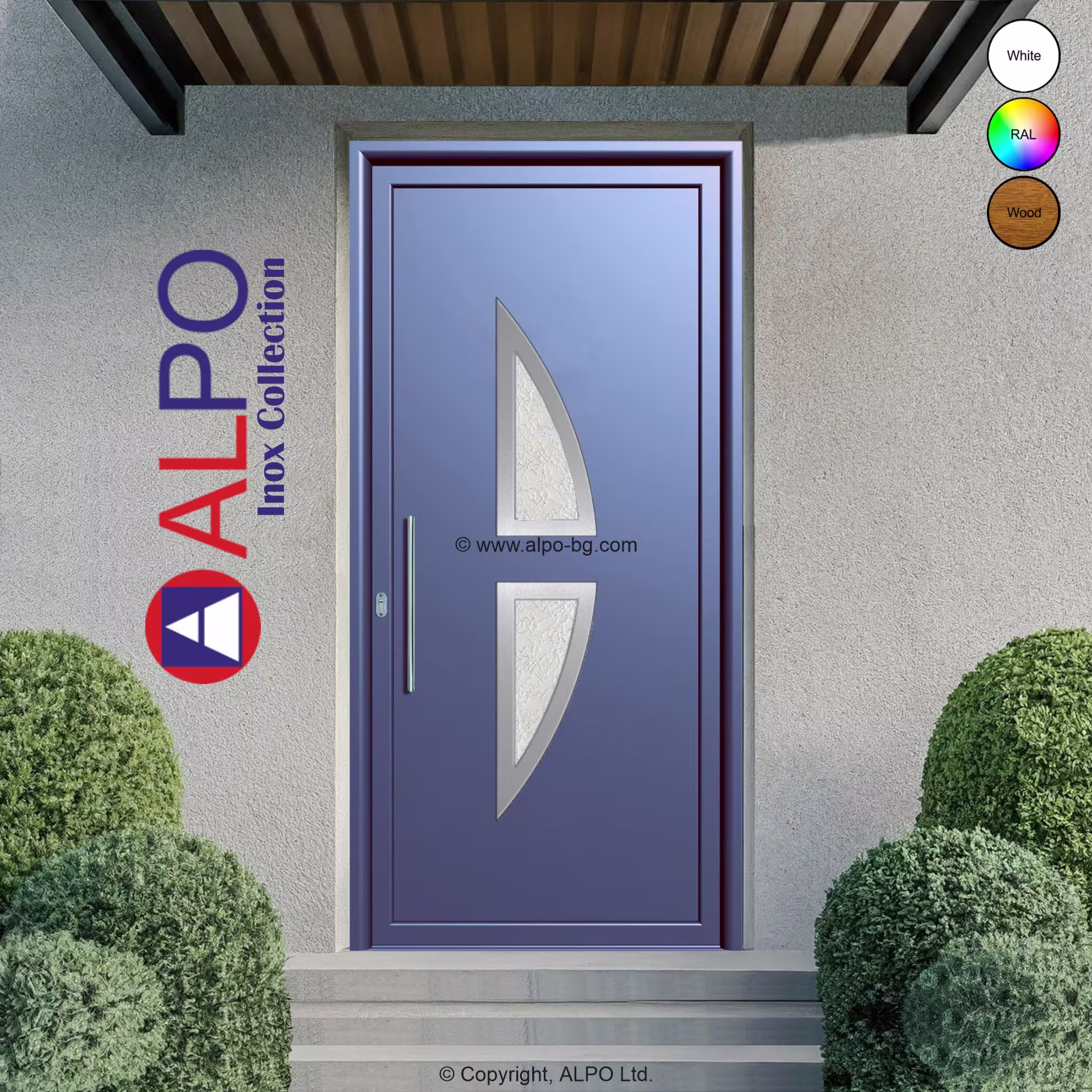 Термоизолационно алуминиево пано за врата ALPO 6132