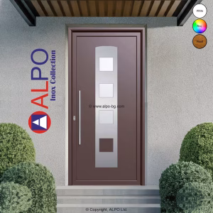 Алуминиев панел за врата ALPO Inox Cоllection 6165