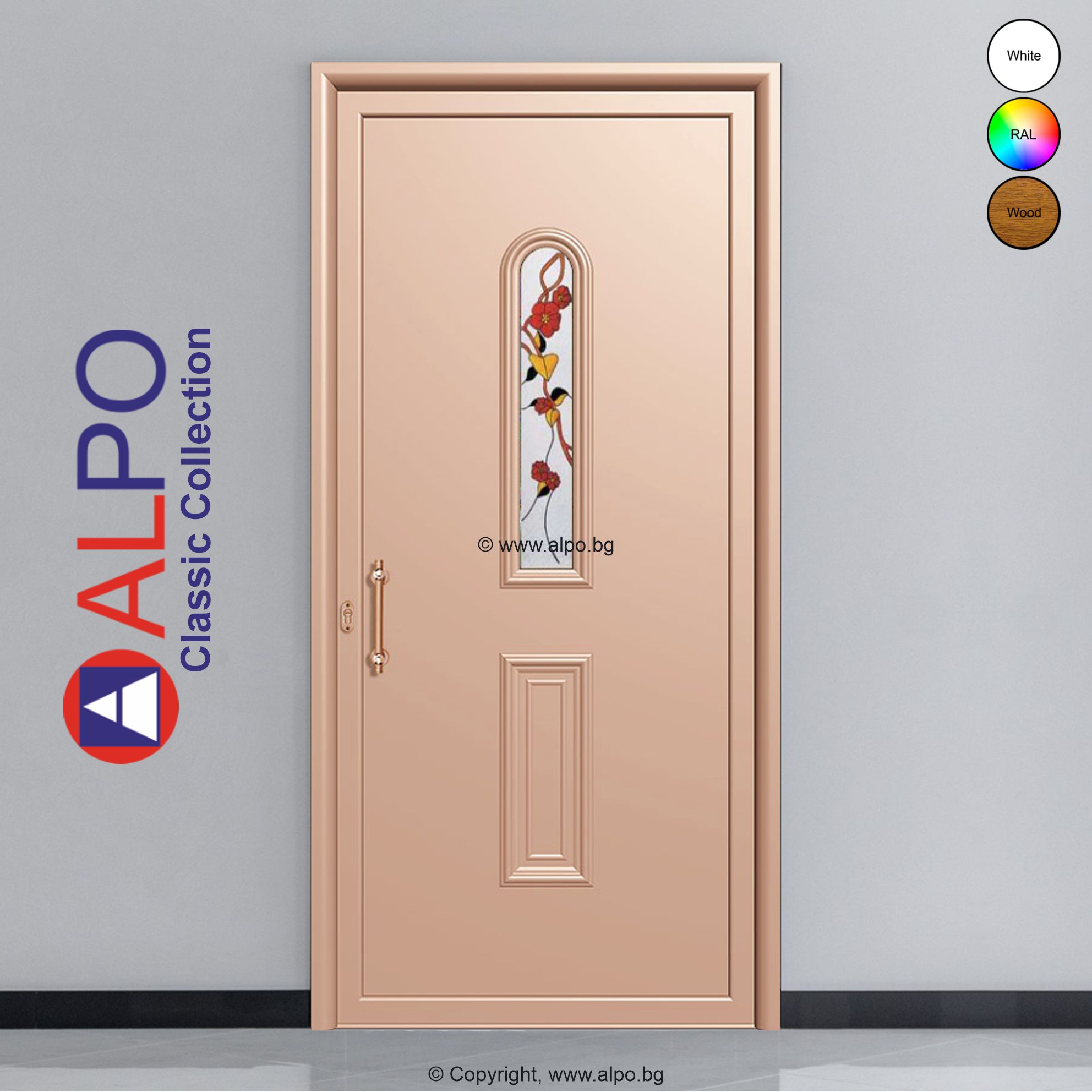 Алуминиев панел за врата АЛПО 3162
