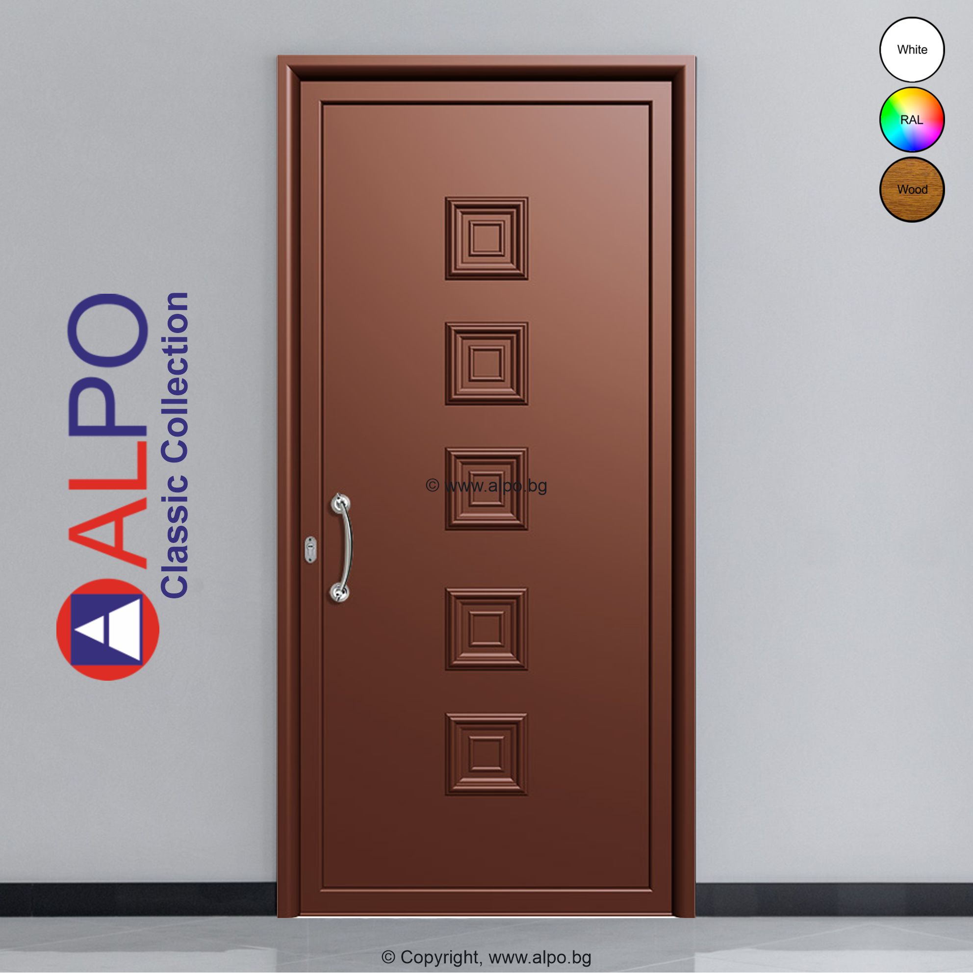 Алуминиев панел за врата АЛПО 3390