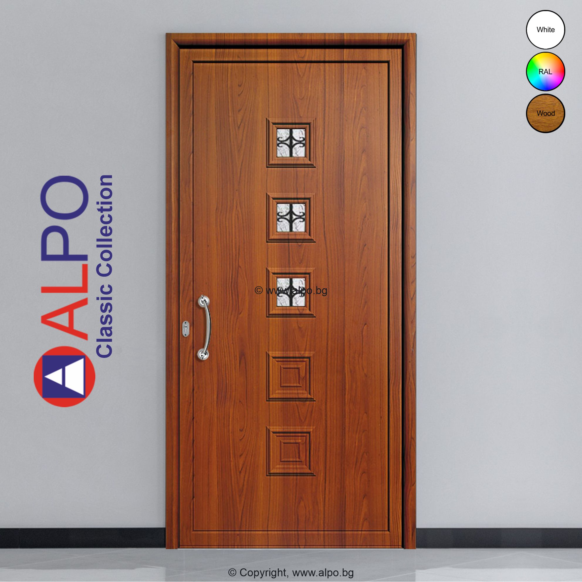 Алуминиев панел за врата АЛПО 3397