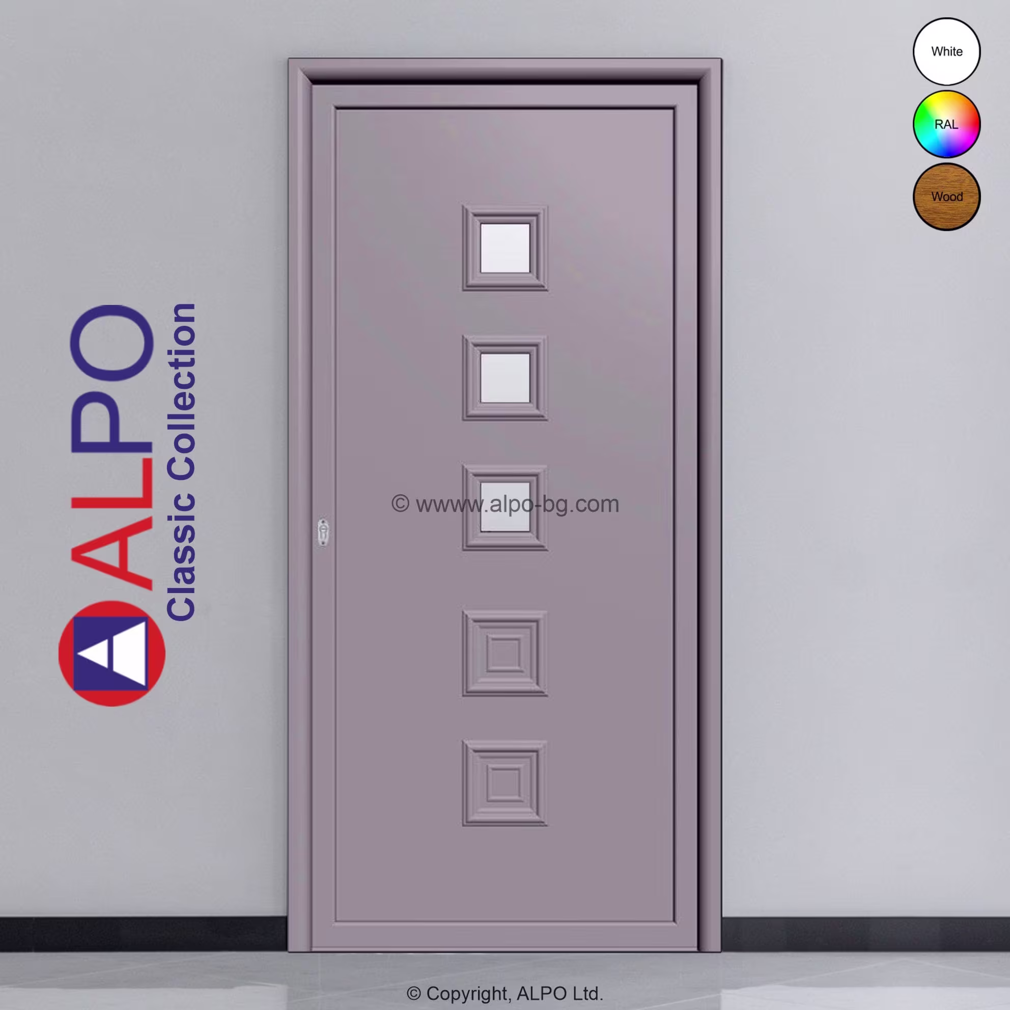 Панел за врата АЛПО 3398