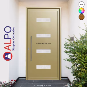 Висококачествен алуминиев панел за врата АЛПО 8054