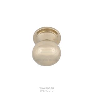 Красива фиксирана дръжка за врата - златиста