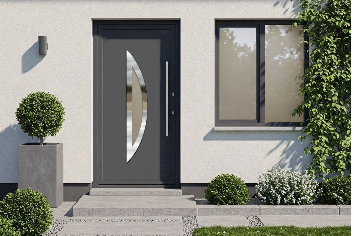 Алуминиева врата Алпо Инокс Колекция