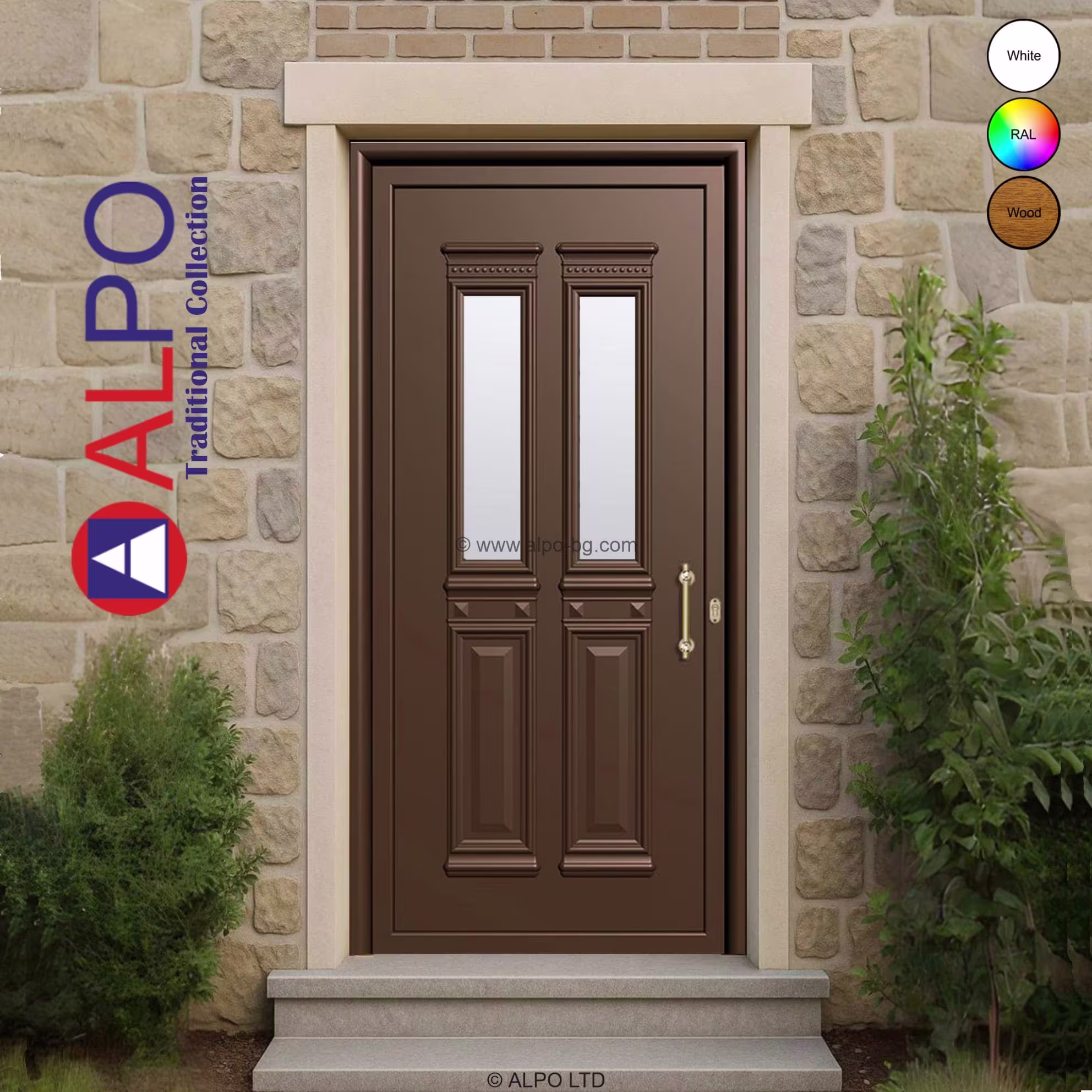 Панел за врата от алуминий ALPO 5110