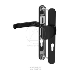 Door handle with pull handle SATURN - 85 - black