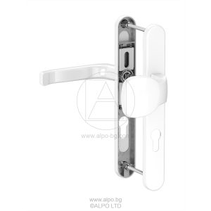 Door handle with pull handle SATURN - 85 - white