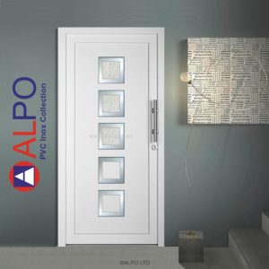 Висококачествена PVC врата с панел ALPO PVC Classic Collection №7014