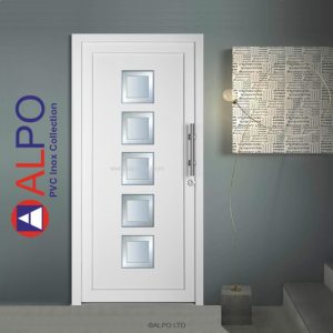Висококачествена PVC врата с панел ALPO PVC Classic Collection №7017