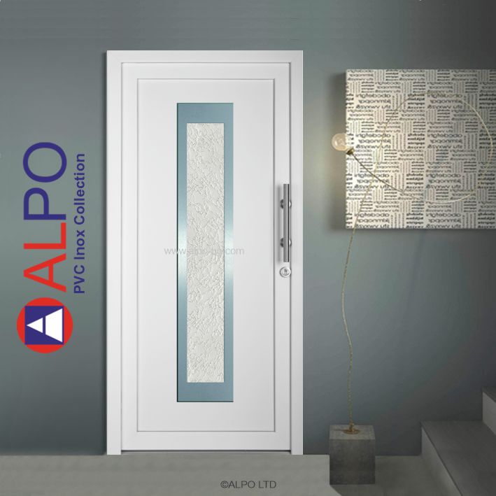 Висококачествена PVC врата с панел ALPO PVC Classic Collection №7114