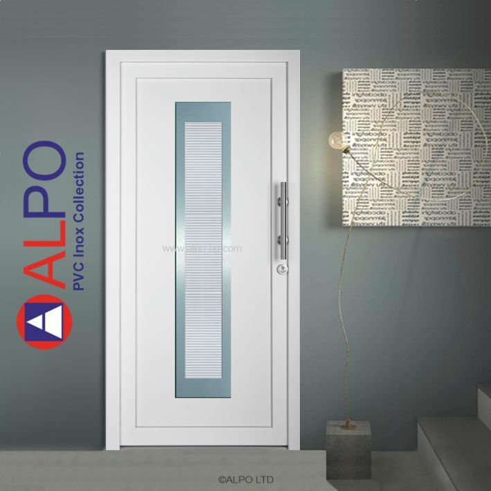 Висококачествена PVC врата с панел ALPO PVC Classic Collection №7116