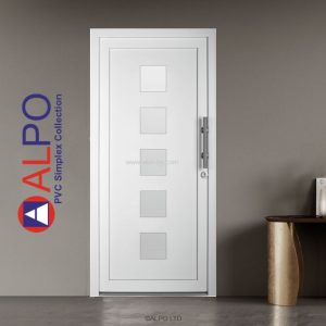 Beautiful door with PVC panel ALPO PVC Simplex Collection #9011