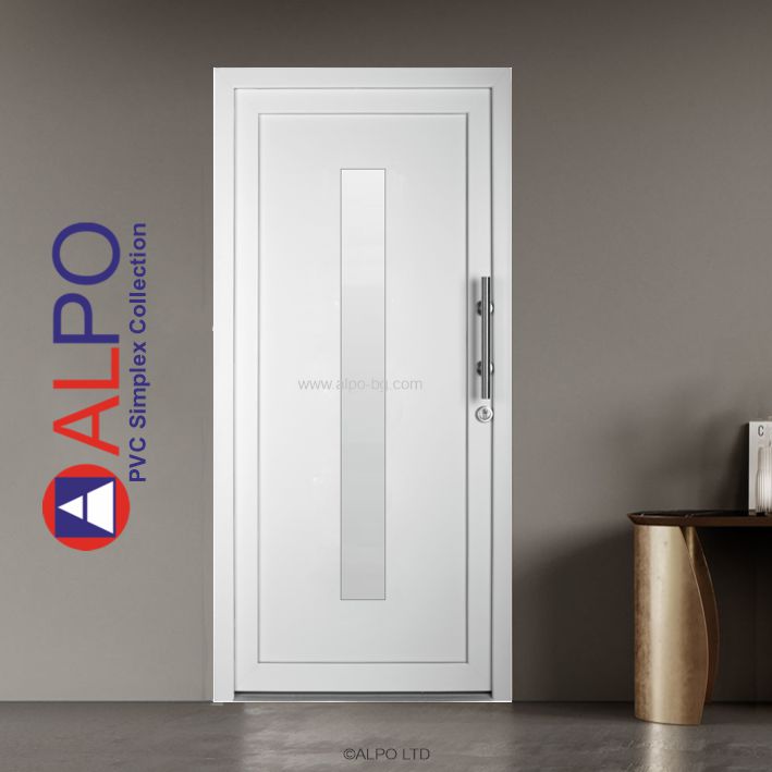 Beautiful door with PVC panel ALPO PVC Simplex Collection #9111