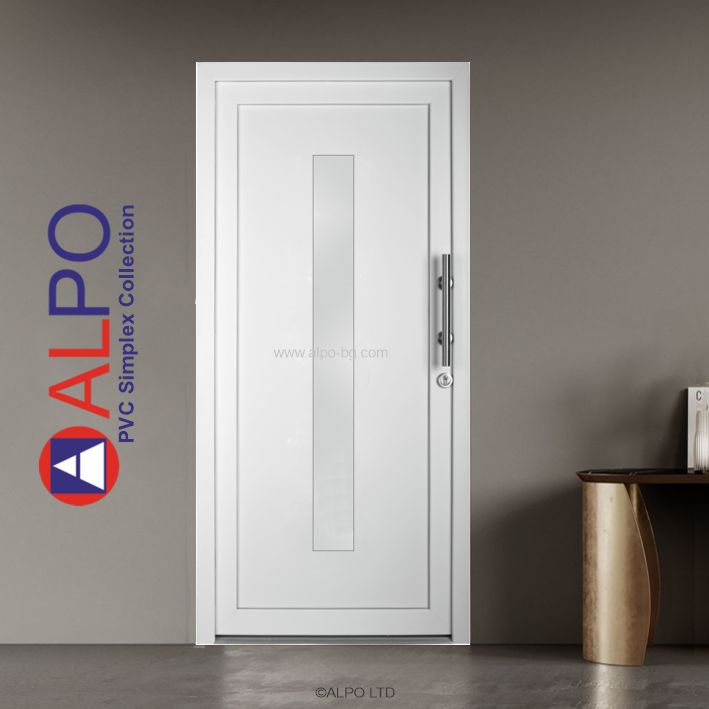 Beautiful door with PVC panel ALPO PVC Simplex Collection #9114